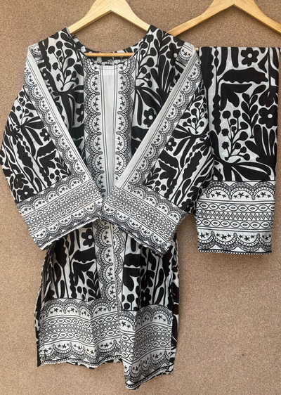 SLMN-08 Readymade Lawn Co-ord - Memsaab Online