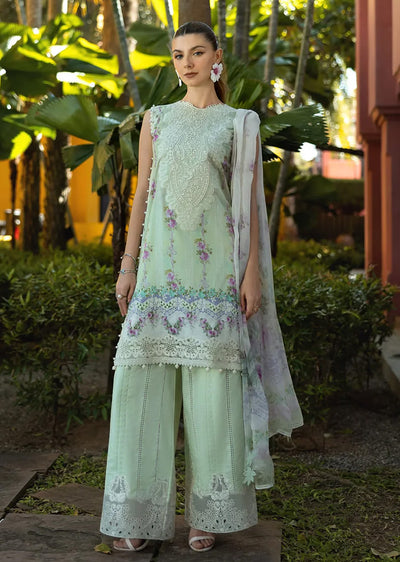 ELFH-01-A - Elaf Signature Embroidered Lawn Collection 2025 - Memsaab Online