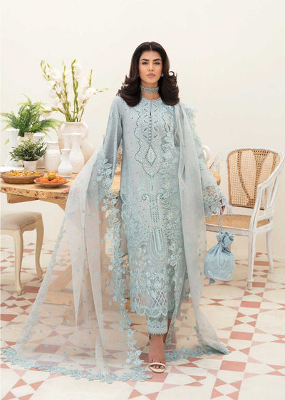 ACL-01-R - Silver Luster - Readymade - Chickenkari Lawn Collection by Afrozeh 2023 - Memsaab Online