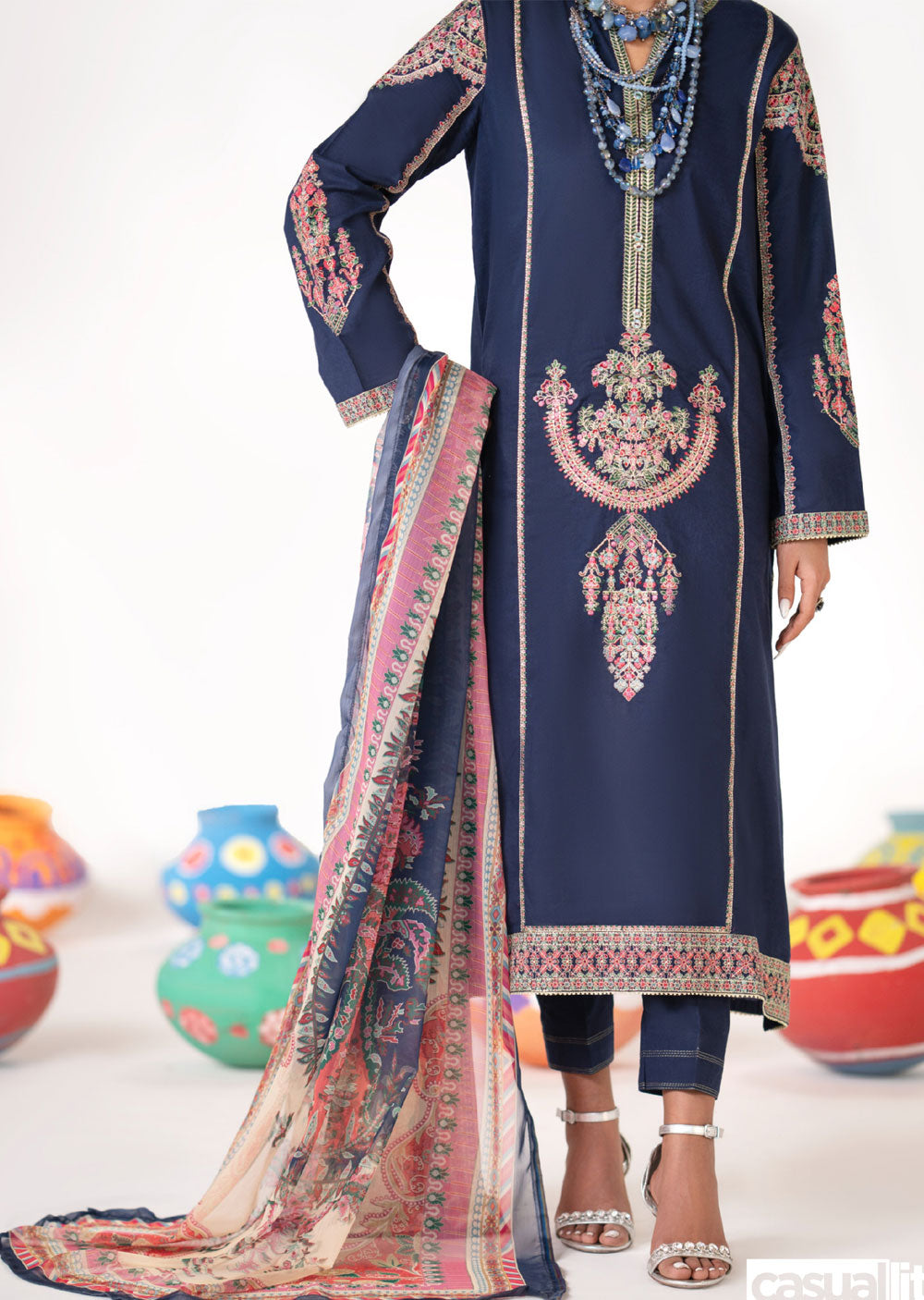 CSL-01 - Readymade - Pas-E-Parda Summer Pret Collection Vol 5 2024 - Memsaab Online