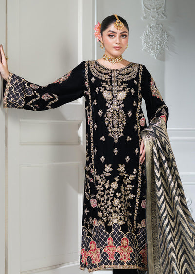HSS-1153 - Readymade Luxury Velvet Heeras Suit - Memsaab Online