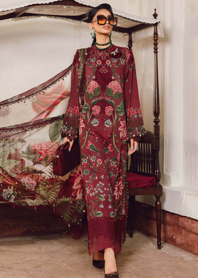 MPTR-2709-A Unstitched - Maria B MPRINTS Collection 2025 - Memsaab Online