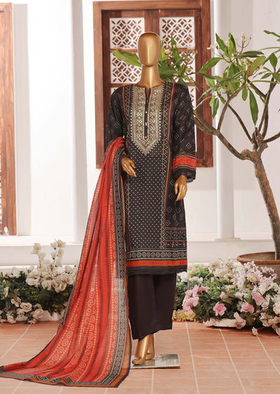 SDR-101 Summer Embroidered Lawn Suit - Memsaab Online