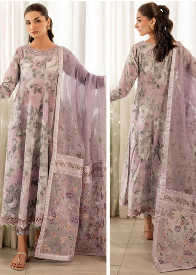 NU-03 - Baroque Inspired Linen Suit - Memsaab Online
