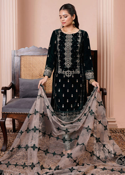 HN-01-R - Readymade - Hina Embroidered Collection 2023 - Memsaab Online