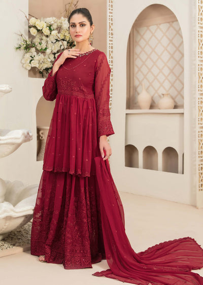 D-1373 - Readymade - Tere Vaaste Chiffon Suit Tawakkal 2024 - Memsaab Online