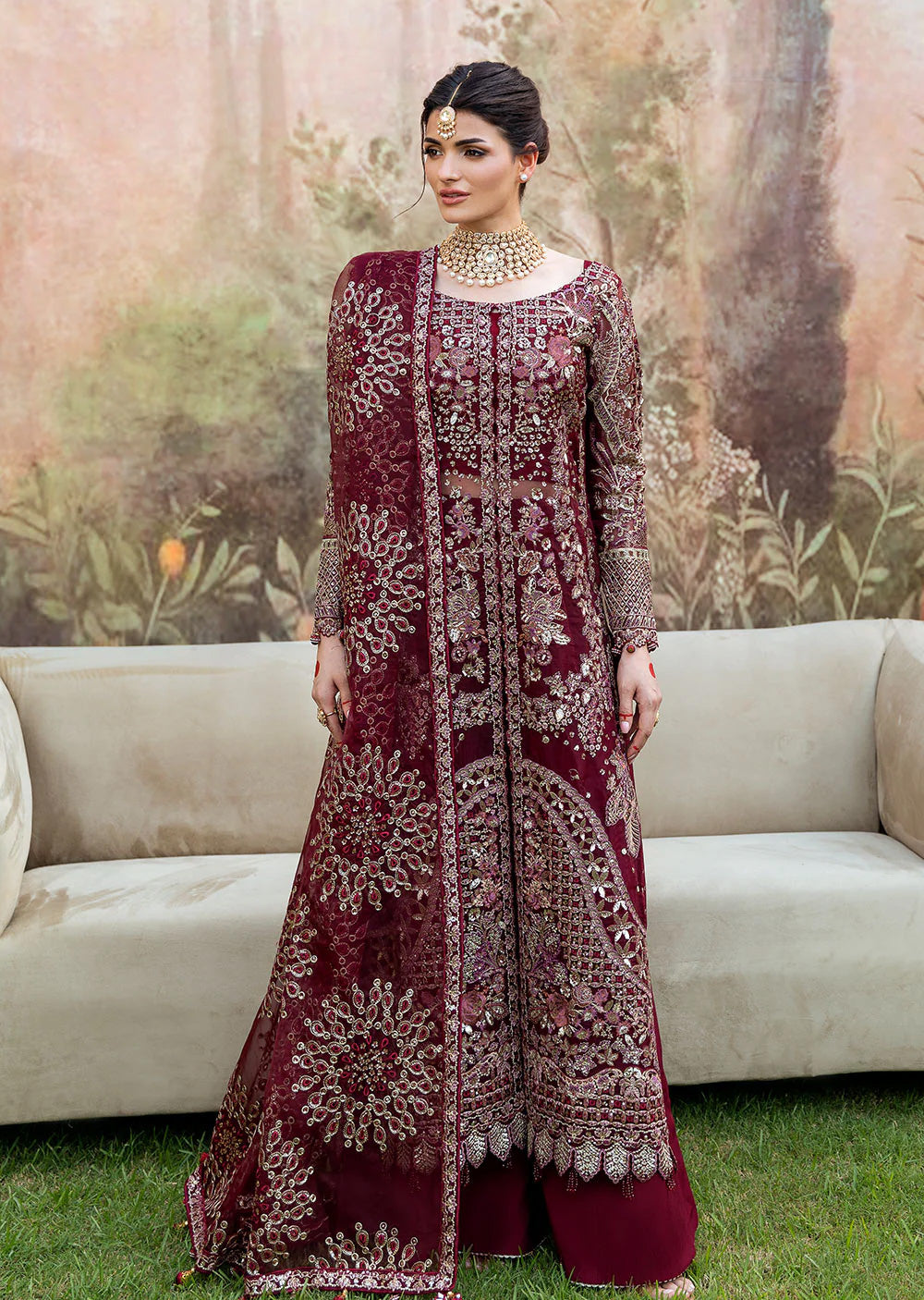 SF-07-AMANAT Readymade - Mehfil by Shagna Ramsha Luxury Chiffon Collection 2025 - Memsaab Online