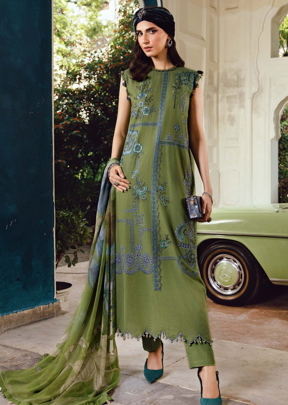MPTR-2701-A -Unstitched - Maria B MPRINTS Collection 2025 – Memsaab