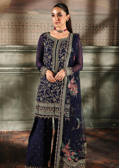 DJW5-01- 4-PC Charizma Unstitched Luxury Collection 2025 - Memsaab Online