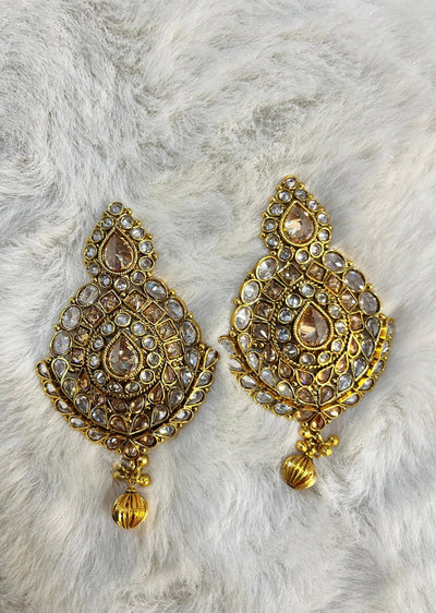 JBM-62 - Multi Color Gold Plated Earings - Memsaab Online