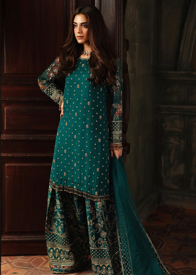 DJW5-04- 4-PC Charizma Unstitched Luxury Collection 2025 - Memsaab Online