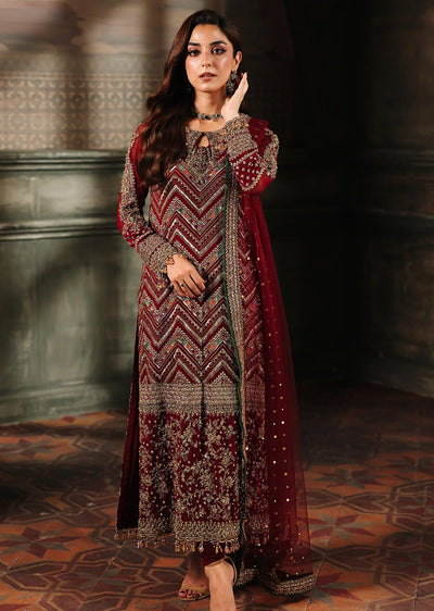DJW5-03- 4-PC Charizma Unstitched Luxury Collection 2025 - Memsaab Online
