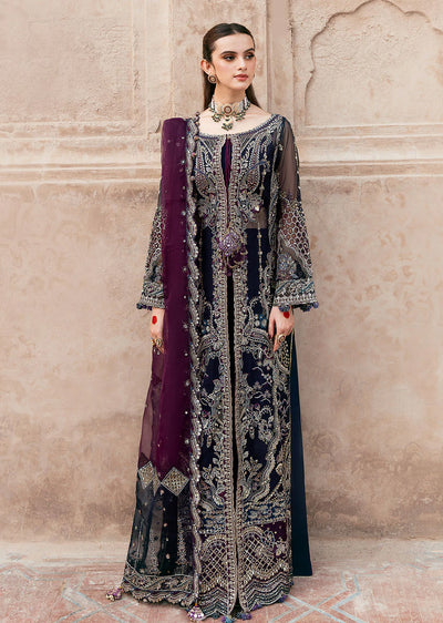 SF-09-NEEL Readymade - Mehfil by Shagna Ramsha Luxury Chiffon Collection 2025 - Memsaab Online