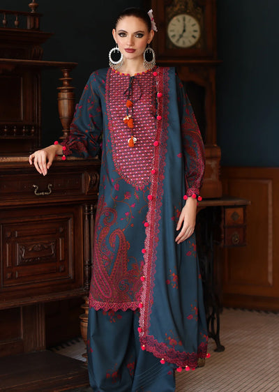 ANW6-04 CHARIZMA 3-PC Unstitched Embroidered Linen Collection 2025 - Memsaab Online