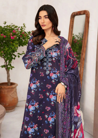 N-701 - Unstitched - Rangrez by Ramsha Luxury Lawn Vol 07 - Memsaab Online