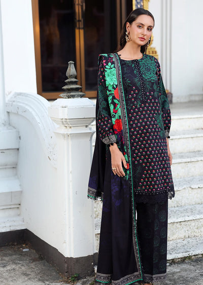 ANW6-07 CHARIZMA 3-PC Unstitched Embroidered Linen Collection 2025 - Memsaab Online