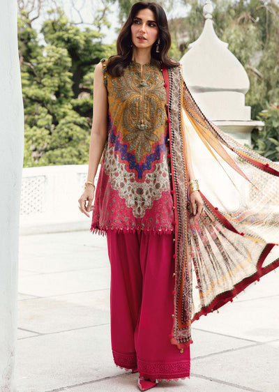 MPTR-2710-A Unstitched - Maria B MPRINTS Collection 2025 - Memsaab Online