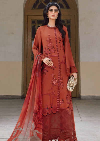 MPTR-2701-B - Unstitched - Maria B MPRINTS Collection 2025 - Memsaab Online