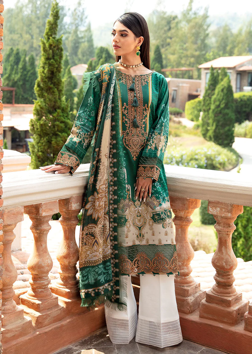 GL2401 - Ayse - Unstitched - Gulaal Lawn Collection 2024 - Memsaab Online