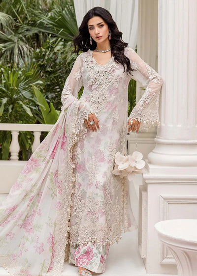 MPC-25-101-Unstitched Embroidered Chiffon Suit Maria B 2025 - Memsaab Online