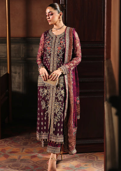 DJW5-07 4-PC Charizma Unstitched Luxury Collection 2025 - Memsaab Online