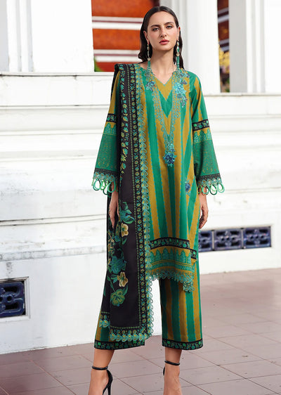 ANW6-03 CHARIZMA 3-PC Unstitched Embroidered Linen Collection 2025 - Memsaab Online