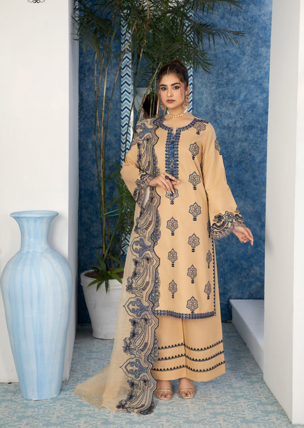 HSS-346- Readymade Heeras Suit - Memsaab Online