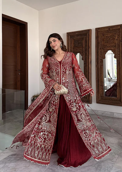 AYLN-06 SCARLET Readymade Collection by AYLIN 2025 - Memsaab Online