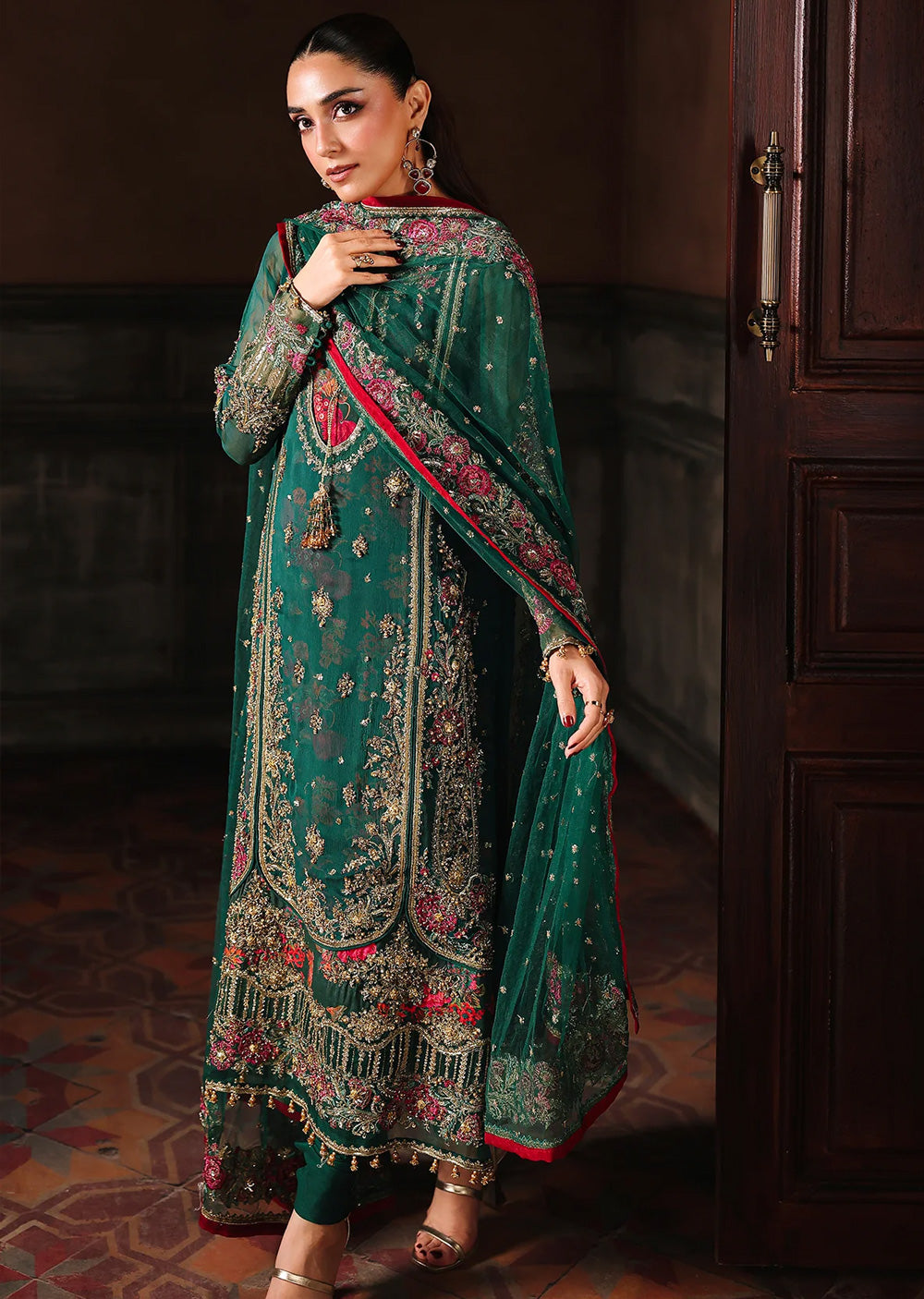 DJW5-06 4-PC Charizma Unstitched Luxury Collection 2025 - Memsaab Online
