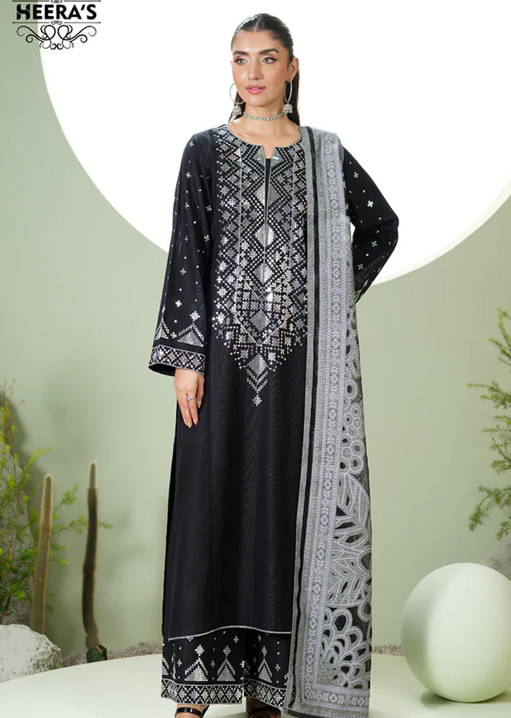 HSS-1145 - Readymade Heeras Suit - Memsaab Online