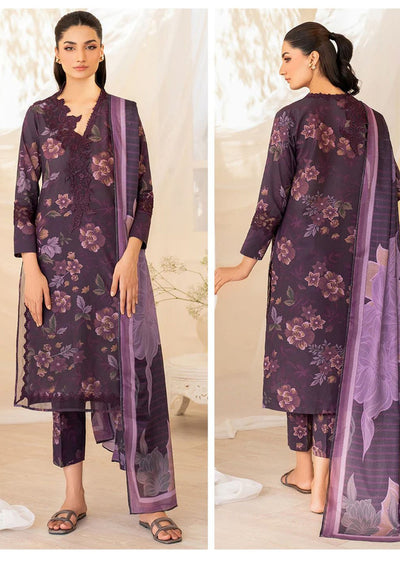 NU-09 - Baroque Inspired Linen Suit - Memsaab Online
