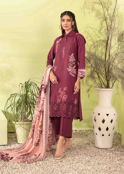 IFZN-5516 - Unstitched - Ifza Viscose Suit by Tawakkal 2025 - Memsaab Online