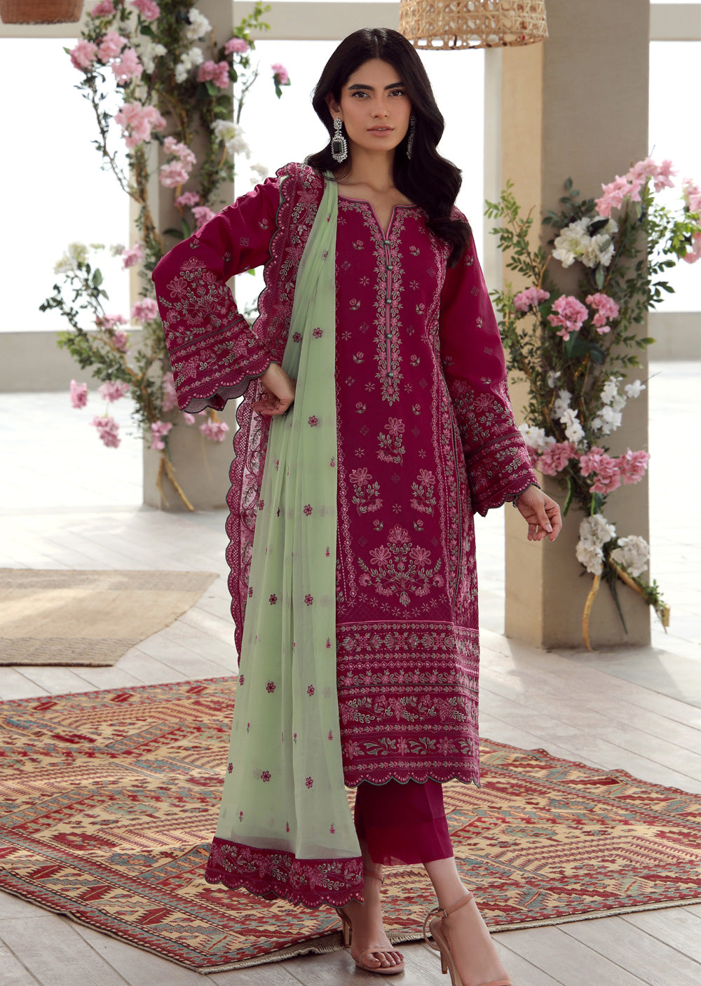 LNP-01 - Zhuri - Ready Made Gulaal Aaliyah Lawn Collection 2025 - Memsaab Online