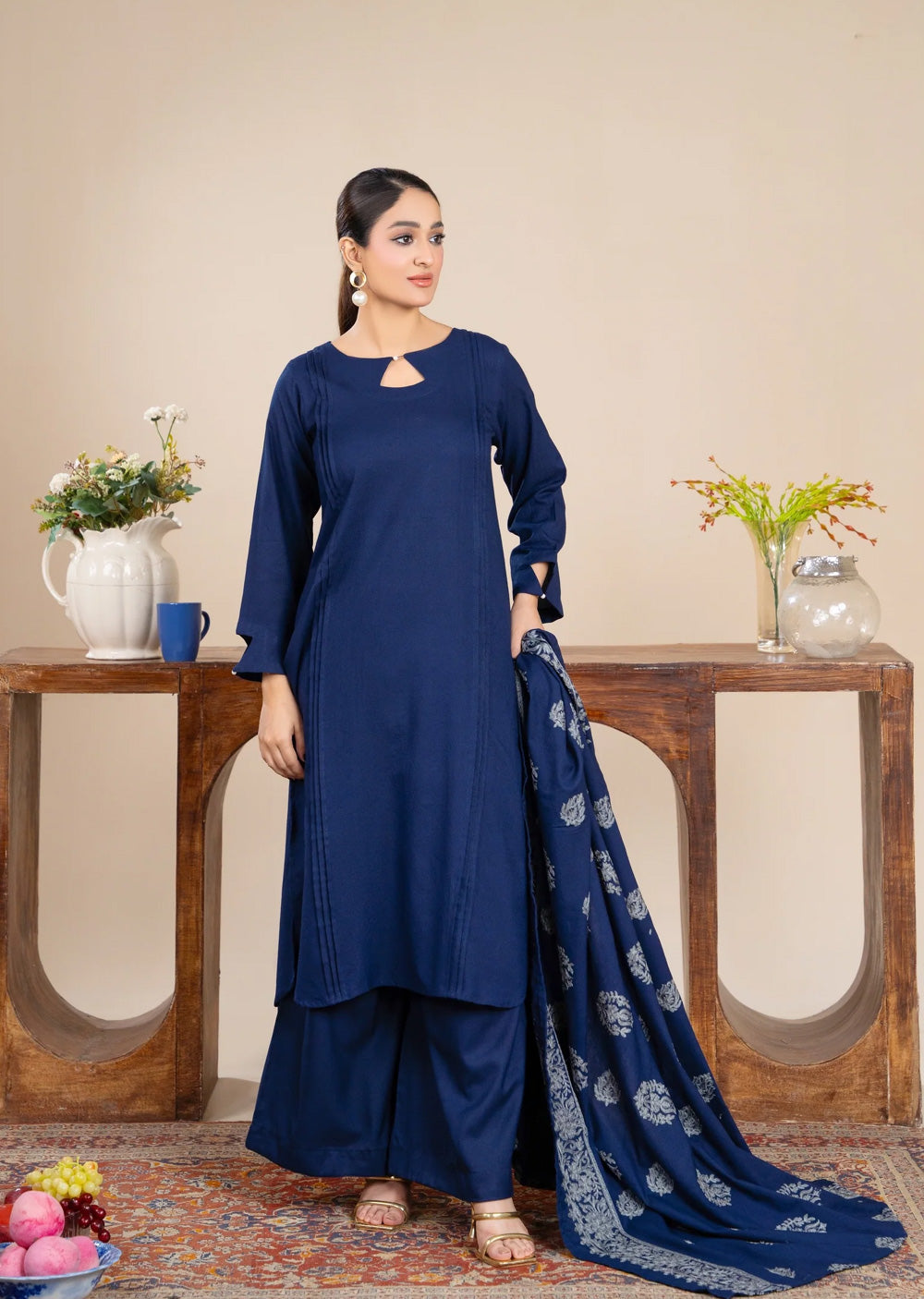 Samaa-01 Readymade - Rania.H Dhanak Collection 2025 - Memsaab Online