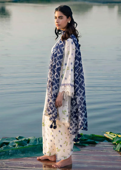 MBCS-401-A - Readymade - Maria B M.Basics Lawn Collection 2024 - Memsaab Online