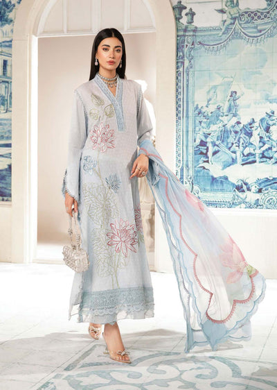 MSBTR-101-B - Readymade - Maria B MPrints Lawn Eid Collection 2024 - Memsaab Online