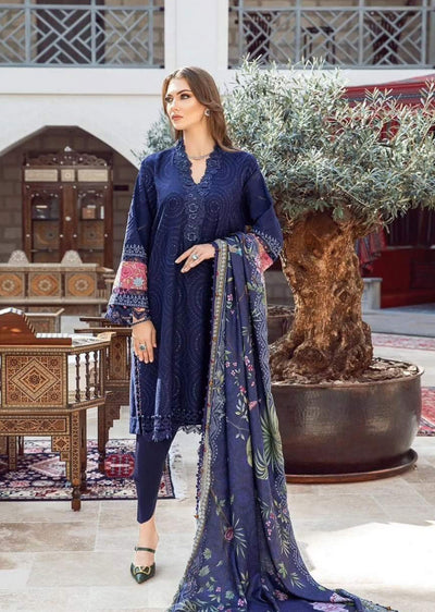 MPT-01-B - Unstitched - M.Prints Winter Collection 2023 - Memsaab Online