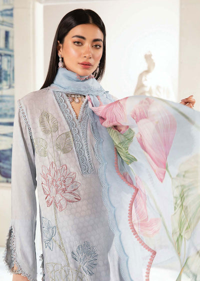 MSBTR-101-B - Readymade - Maria B MPrints Lawn Eid Collection 2024 - Memsaab Online