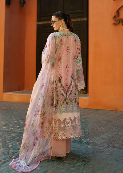 ELFH-01-B - Elaf Signature Embroidered Lawn Collection 2025 - Memsaab Online