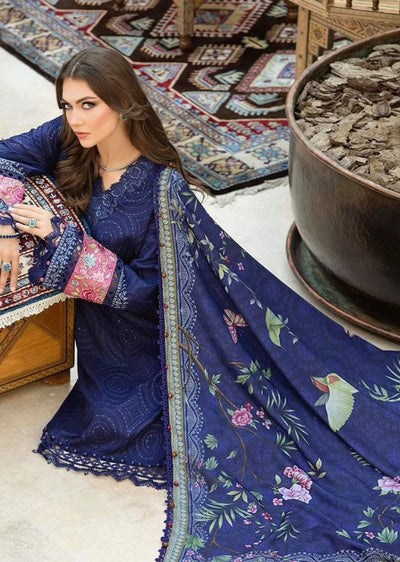 MPT-01-B - Unstitched - M.Prints Winter Collection 2023 - Memsaab Online