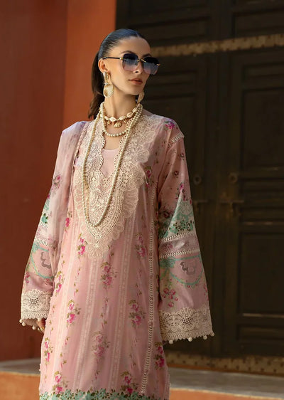 ELFH-01-B - Elaf Signature Embroidered Lawn Collection 2025 - Memsaab Online