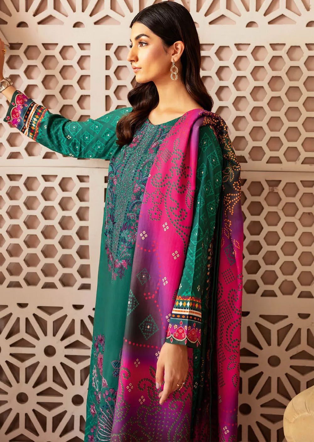 J-301 - Unstitched - Riwaj by Ramsha Volume 3 2024 - Memsaab Online