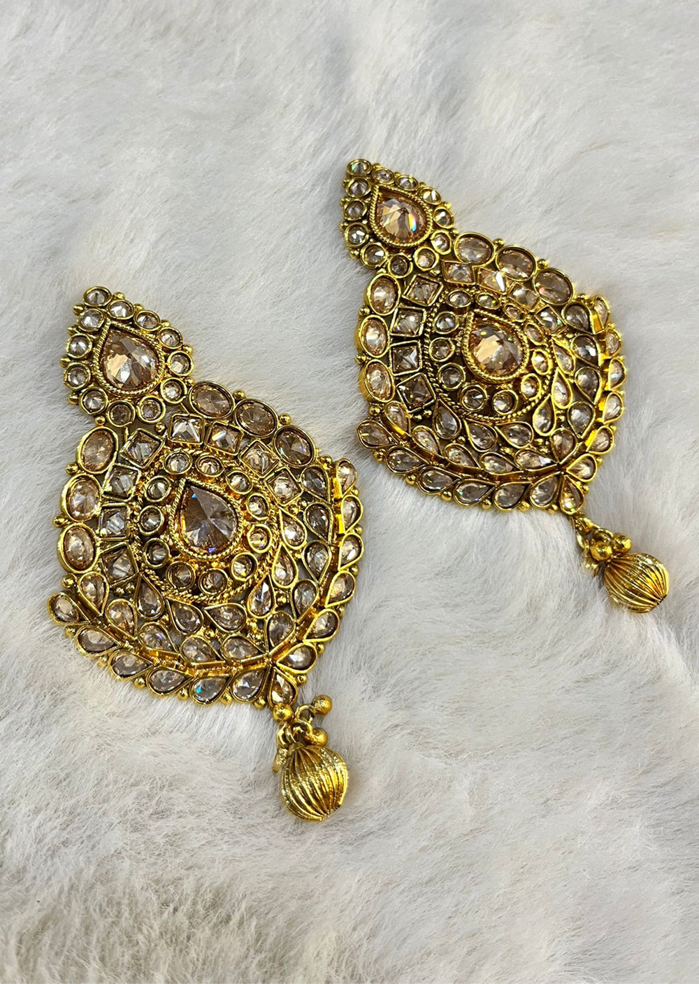 JBM-62 - Multi Color Gold Plated Earings - Memsaab Online