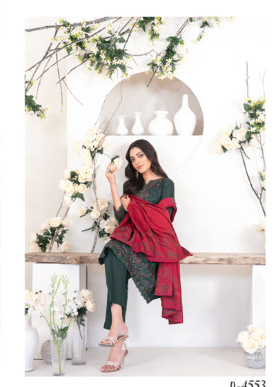 TWD-4553 - Readymade Yumna Collection By Tawakkal Suit 2025 - Memsaab Online