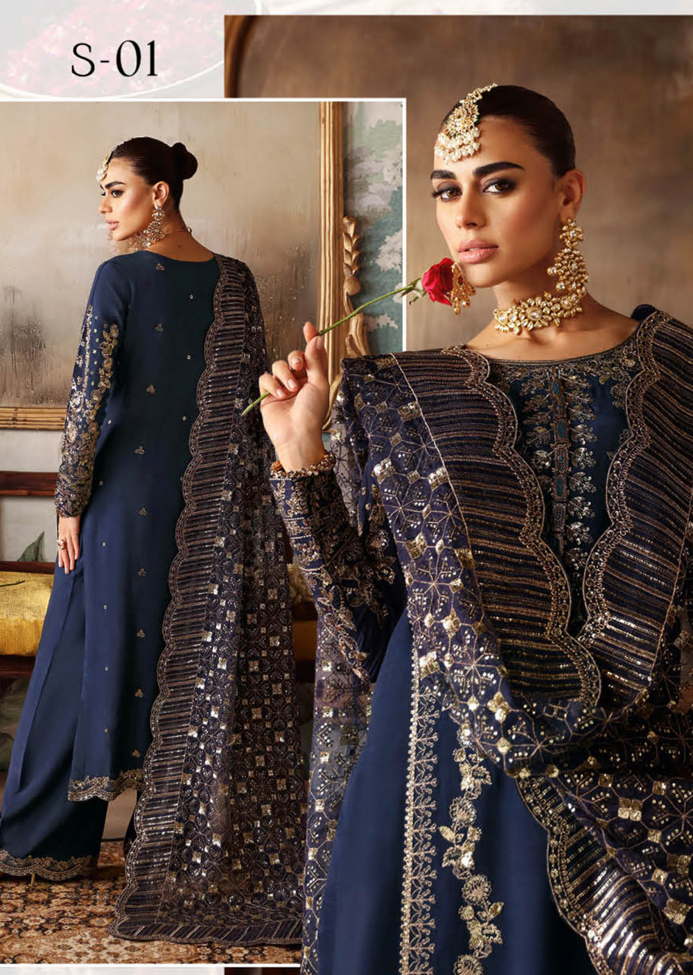 S-01-R - Naghma - Readymade - Shagna Premium Raw Silk 2024 - Memsaab Online