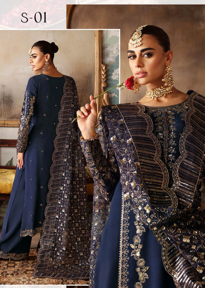 S-01-R - Naghma - Readymade - Shagna Premium Raw Silk 2024 - Memsaab Online