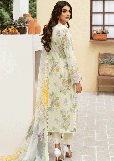 N-501 - Unstitched - Ramsha Rangrez Lawn Collection Vol 5 2024 - Memsaab Online