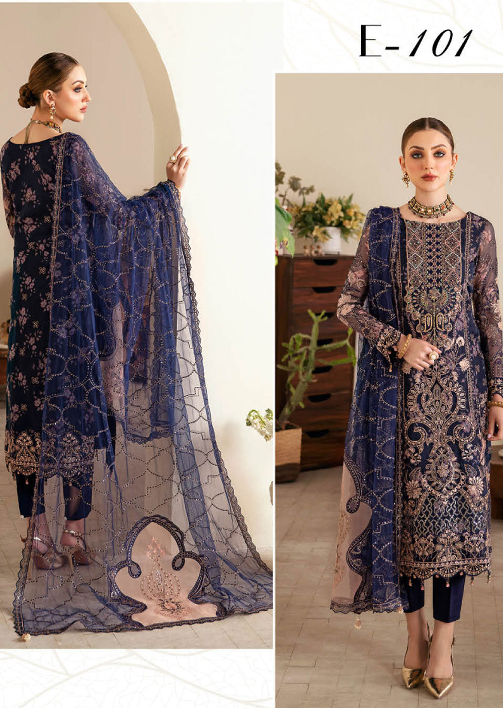 DT-101-R - Readymade - Ramsha Festive Collection Vol 01 2024 - Memsaab Online