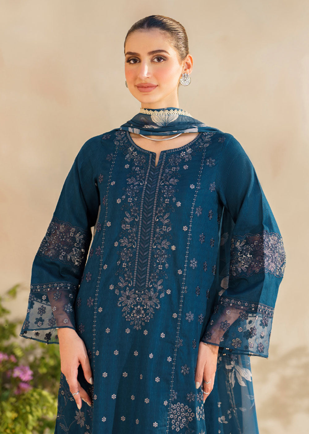 SFL-01 - Unstitched - Festive Lawn Collection by Iznik 2024 - Memsaab Online