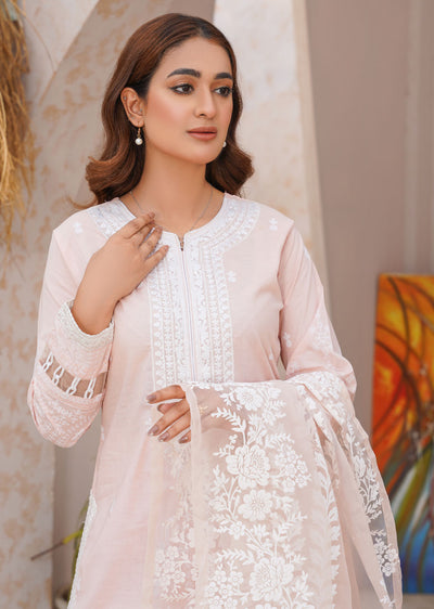 ANI104 Pink readymade Cotton Suit - Memsaab Online